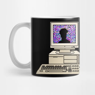 Vaporwave Computer Pixel Mug